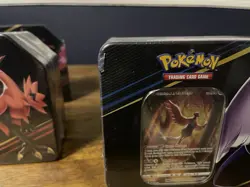 Pokemon Crown Zenith Tins Set of 3 Galarian Moltres, Articuno, Zapdos - Image 3
