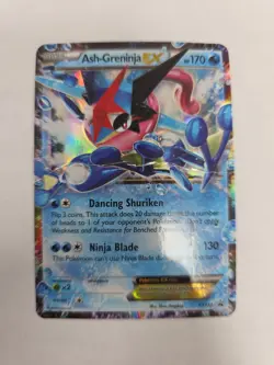 Ash-Greninja EX XY133 Holo Blackstar Promos 2016 Pokemon Card - Image 1
