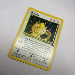 MEOWTH BLACK STAR GB PROMO #10 HOLOFOIL SHINY RARE POKEMON TRADING CARD WIZARDS - Image 2