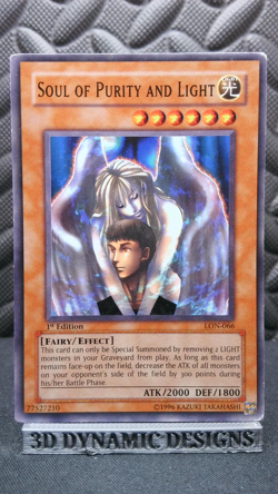 | Yugioh Soul of Purity and Light LON-066 1st Edition Common VLP 🔥 | - Image 1