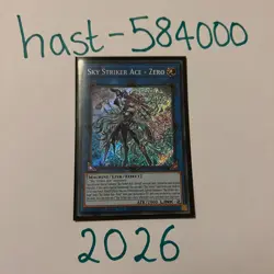 YuGiOh! TCG - DUAD EN049 - Sky Striker Ace = Zero - Secret Rare - NM - 1st Ed - Image 1