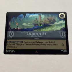 Castle Wyvern 204/204 Disney Lorcana Whispers in the Well Rare Cold Foil NM - Image 1