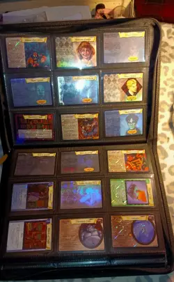 HARRY POTTER 1st & 2nd Sets Holos & RARE POKEMON Cards NICE BINDER 350+ Cards - Image 1