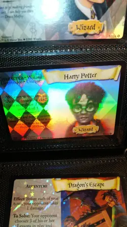 HARRY POTTER 1st & 2nd Sets Holos & RARE POKEMON Cards NICE BINDER 350+ Cards - Image 2