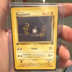 Pokemon Meowth 56/64 & Magnemite 60/82 Team Rocket Basic Card Lot 1999 - Image 2