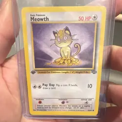 Pokemon Meowth 56/64 & Magnemite 60/82 Team Rocket Basic Card Lot 1999 - Image 3
