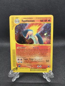 Typhlosion English Expedition 106/128 Holo Rare Pokemon Card 27/165 - Image 1