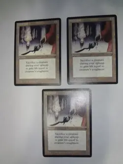 MTG MAGIC THE GATHERING CARD ORIGINAL ENGLISH LEGENDS 3 LIFE CHISEL ARTIFACT UNC - Image 1