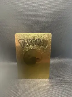 Pikachu Mega Sableye Cosplay Metal Gold Foil Pokemon Card Fan Art Card HP480 - Image 2