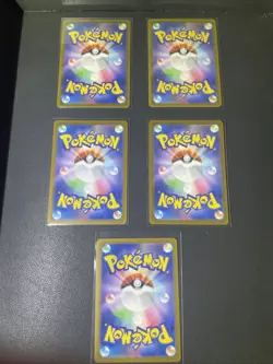 NM Japanese Pokemon Card Lot of 5 - Image 2