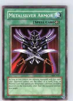Yu-Gi-Oh TCG Metalsilver Armor MFC-037 Unlimited Regular Common Card LP-NM - Image 1