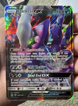 Darkrai GX - 88a/147 - Pokemon Sun & Moon Promo Alternate Ultra Rare Card NM - Image 1