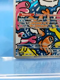 Pokemon TCG Tatsugiri S&V Twilight Masquerade Illustration Rare Card 186/167 - Image 4