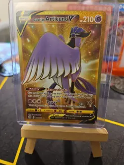 Pokemon TCG Galarian Articuno v 181/172 Brilliant Stars Gold Secret Rare Card - Image 1