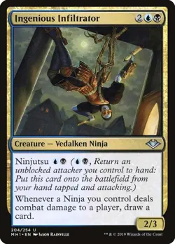 1x INGENIOUS INFILTRATOR - Modern Horizons - MTG - Magic the Gathering - Image 1