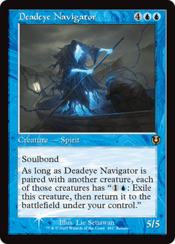 Deadeye Navigator (Retro Frame) [Innistrad Remastered Promos] - Image 1