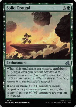 Solid Ground - FOIL - U Avatar: The Last Airbender: Eternal-Legal 142 - MTG - Image 1