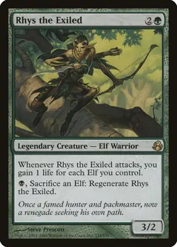 Rhys the Exiled Morningtide PLD Green Rare MAGIC THE GATHERING CARD ABUGames - Image 1