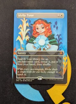 Idyllic Tutor Borderless Mythic Special Guest SPG 129 Lorwyn Eclipsed MTG - Image 1