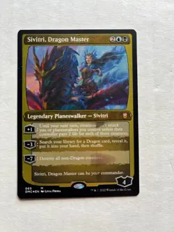 1x FOIL ETCHED SIVITRI, DRAGON MASTER - Commander - MTG - Magic the Gathering - Image 1