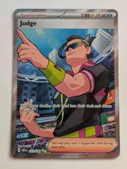 Pokemon TCG - Judge 222/182 Sv10: Destined Rivals - Double Star Rare Holo - NM - Image 1
