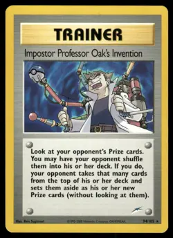 Pokemon Tcg Imposter Professor Oak's Invention #94 Pokemon Neo Destiny LP - Image 1