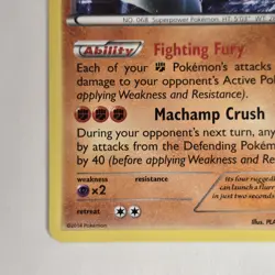 Machamp 46/111 Rare XY Furious Fists LP Pokemon - Image 4