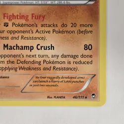 Machamp 46/111 Rare XY Furious Fists LP Pokemon - Image 5