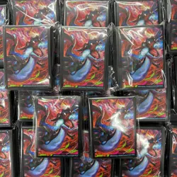 25x Pokemon Phantasmal Flames Mega Charizard X UPC Card Sleeves - Image 2
