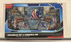 Pokemon TCG Greninja EX & Kingdra EX Special Collection Box - NEW SEALED - Image 1