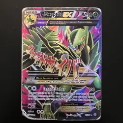 Pokemon Mega M Sceptile Ex Holo Full Art #85/98 XY Ancient Origins - Image 1