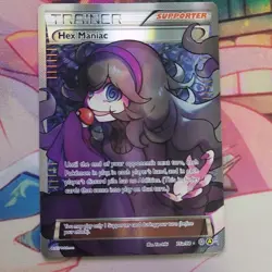 Pokemon Hex Maniac Trainer Supporter Ultra Rare Full Art Foil 75a/98 - Image 1