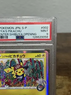 2019 Pokemon JPN S-P Shibuya Pikachu Pokemon Center Opening #002 PSA 9 2025 Cert - Image 2