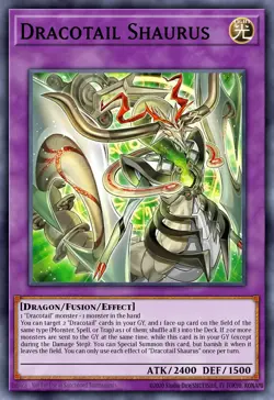 Yugioh BPRO-EN037 - Dracotail Shaulas - Ultra Rare - Image 1