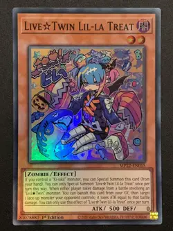 Live☆Twin Lil-la Treat | MP22-EN015 | Super Rare | 1st Edition | YuGiOh TCG - Image 1
