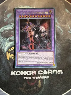 BPRO-EN036 Darklord Eveningstar Secret Rare 1st Edition YuGiOh NEW! - Image 1