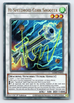 Hi-Speedroid Cork Shooter - LED8-EN004 - Ultra Rare - 1st Edition - Yugioh - Image 1