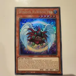 Yugioh Winged Kuriboh LV6 BLTR-EN001 Secret Rare English 1st Edition Hero Nm - Image 1