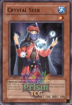 1st Ed Crystal Seer SDSC-EN017 Yugioh - Image 1