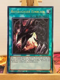 Rotaugiger Einblick RA03-DE061 Ultimate Rare Deutsch NM YUGIOH - Image 1