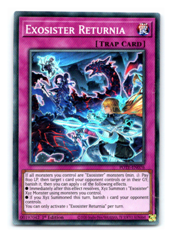 Exosister Returnia - POTE-EN076 - Super Rare - 1st Edition Yugioh - Image 1