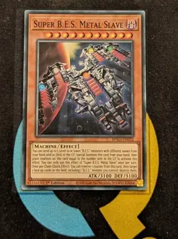 BPRO-EN022 B.E.S. Metal Slave x3 Super Rare 1st Edition YuGiOh Playset - Image 2