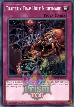 1st Ed Traptrix Trap Hole Nightmare SDPL-EN033 Yugioh - Image 1