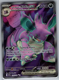 Team Rocket's Nidoking ex - 216/182 SV10: Destined Rivals - Pokemon Card - NM - Image 1