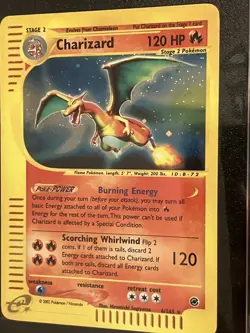 2002 Pokemon Expedition Base Set SGC 7 Charizard HOLO Rare Beautiful Card - Image 2