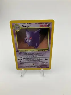 Gengar 5/62 Fossil Holo First Edition NM Pokemon Card - Image 1
