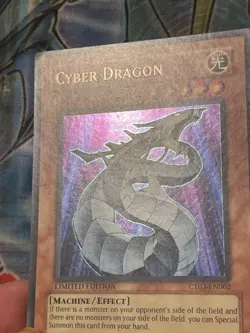 Cyber Dragon Secret Rare YuGiOh Card! Limited Edition #CT03-EN002 Secret VLP - Image 3