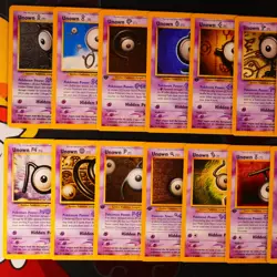 LP/HP COMPLETE Pokemon (A to Z) UNOWN Card NEO DISCOVERY/REVELATION/DESTINY Set - Image 2