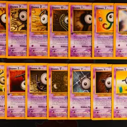 LP/HP COMPLETE Pokemon (A to Z) UNOWN Card NEO DISCOVERY/REVELATION/DESTINY Set - Image 3