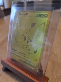 Pokemon TCG Celebrations Pikachu v Gold and Pokeball SWSH145/SWSH146 - Image 3
